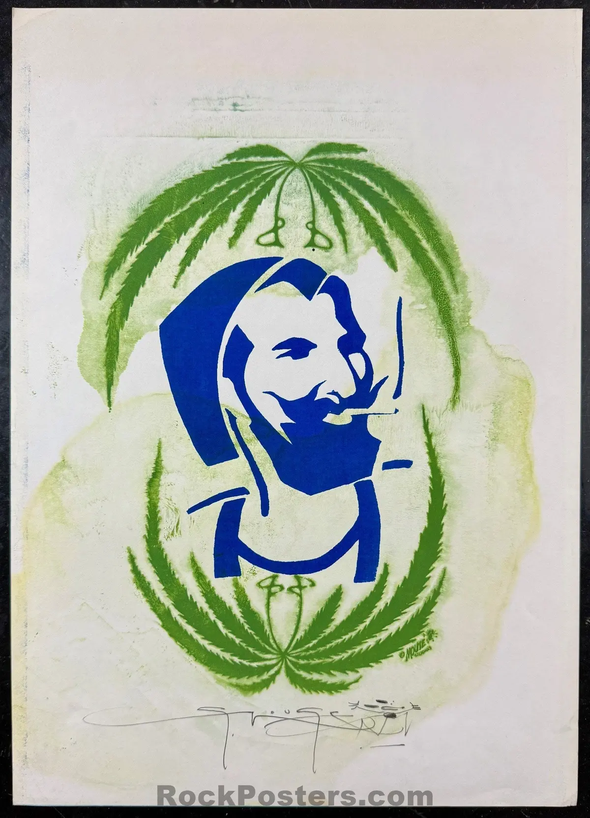 Auction - Zig Zag Man  -  Fd-35 Progressive Proof - Stanley Mouse Signed - 2-Sided Poster - Near Mint Minus 1