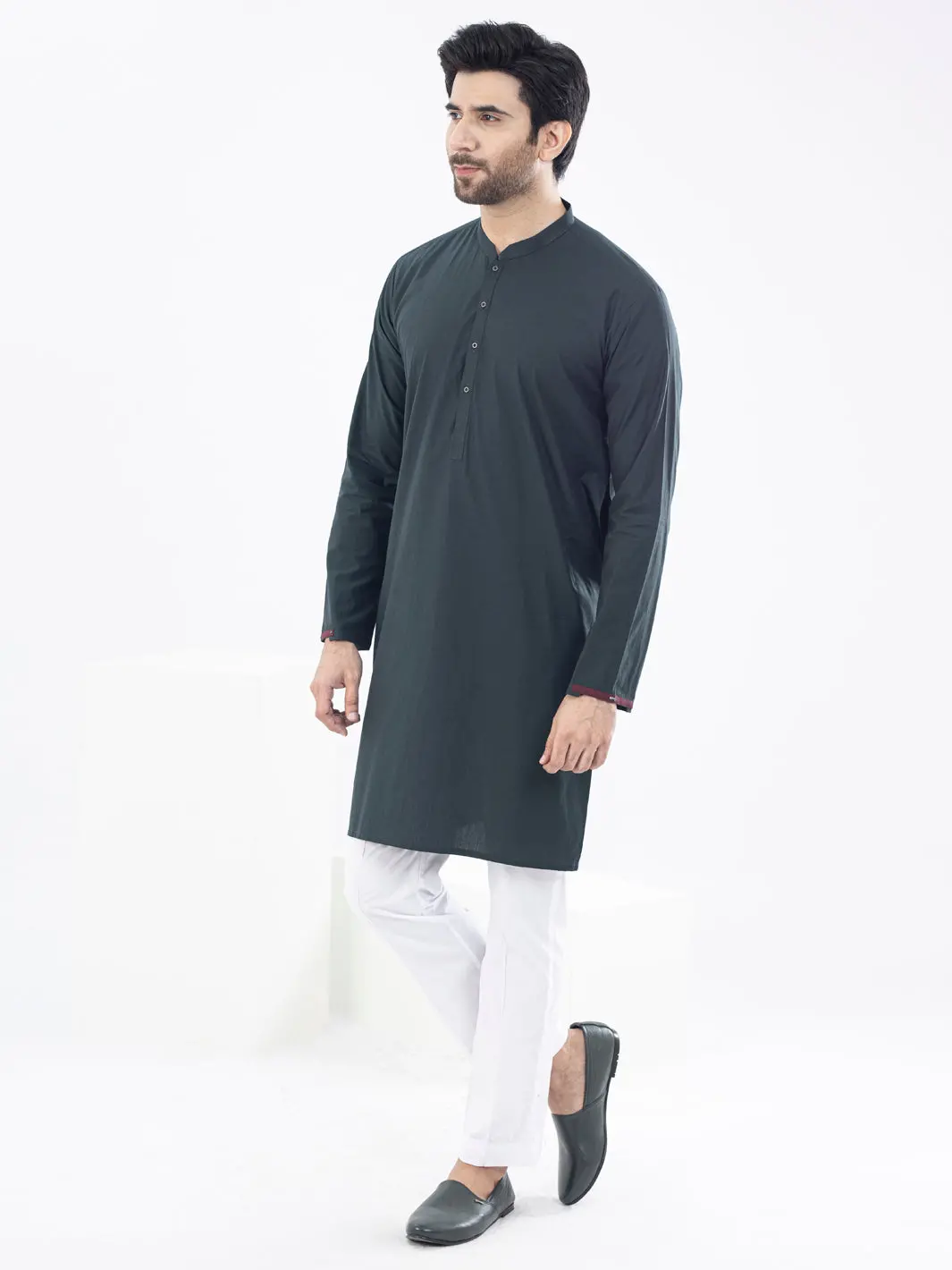 Green Kurta - Al-K-1066 1
