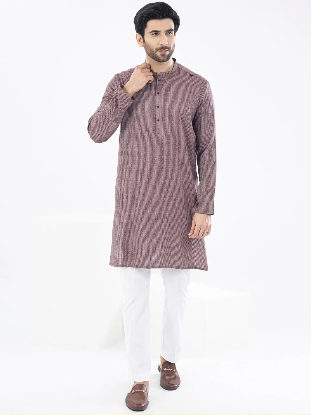 Pink Kurta - Al-K-1071 1