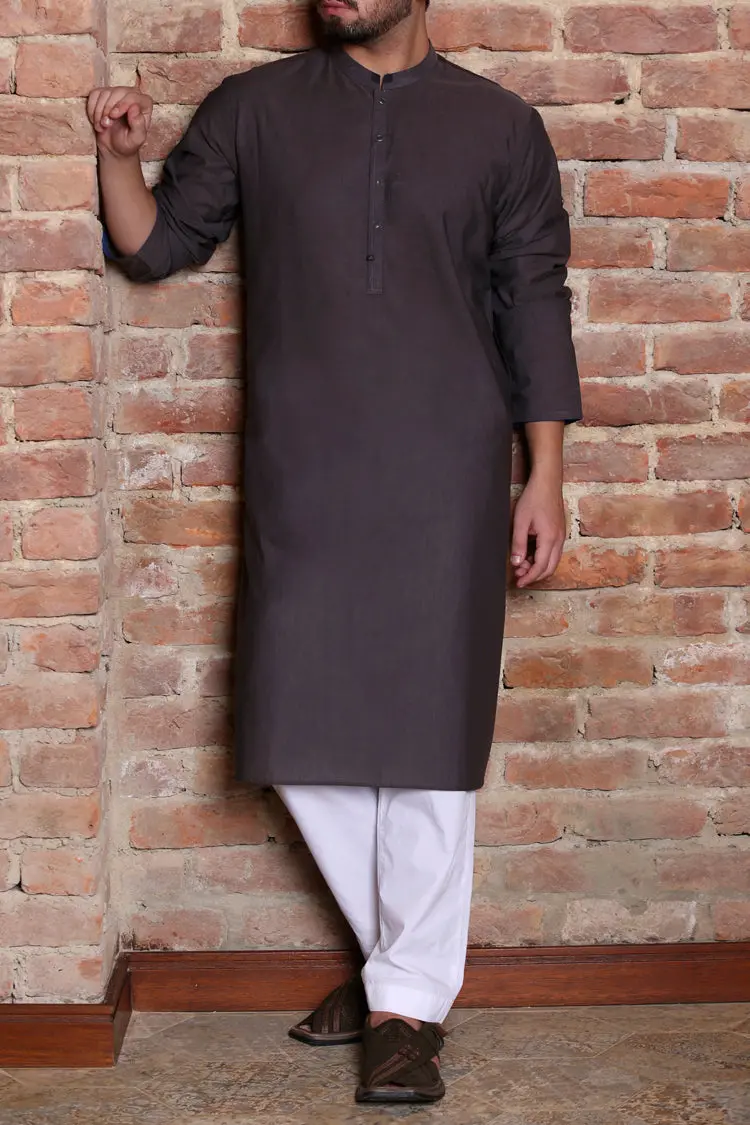 Grey Men Kurta - Al-K-661 1