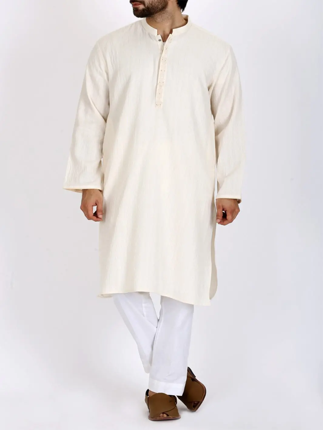 Cream Bunnat Kurta - Al-K-703 1