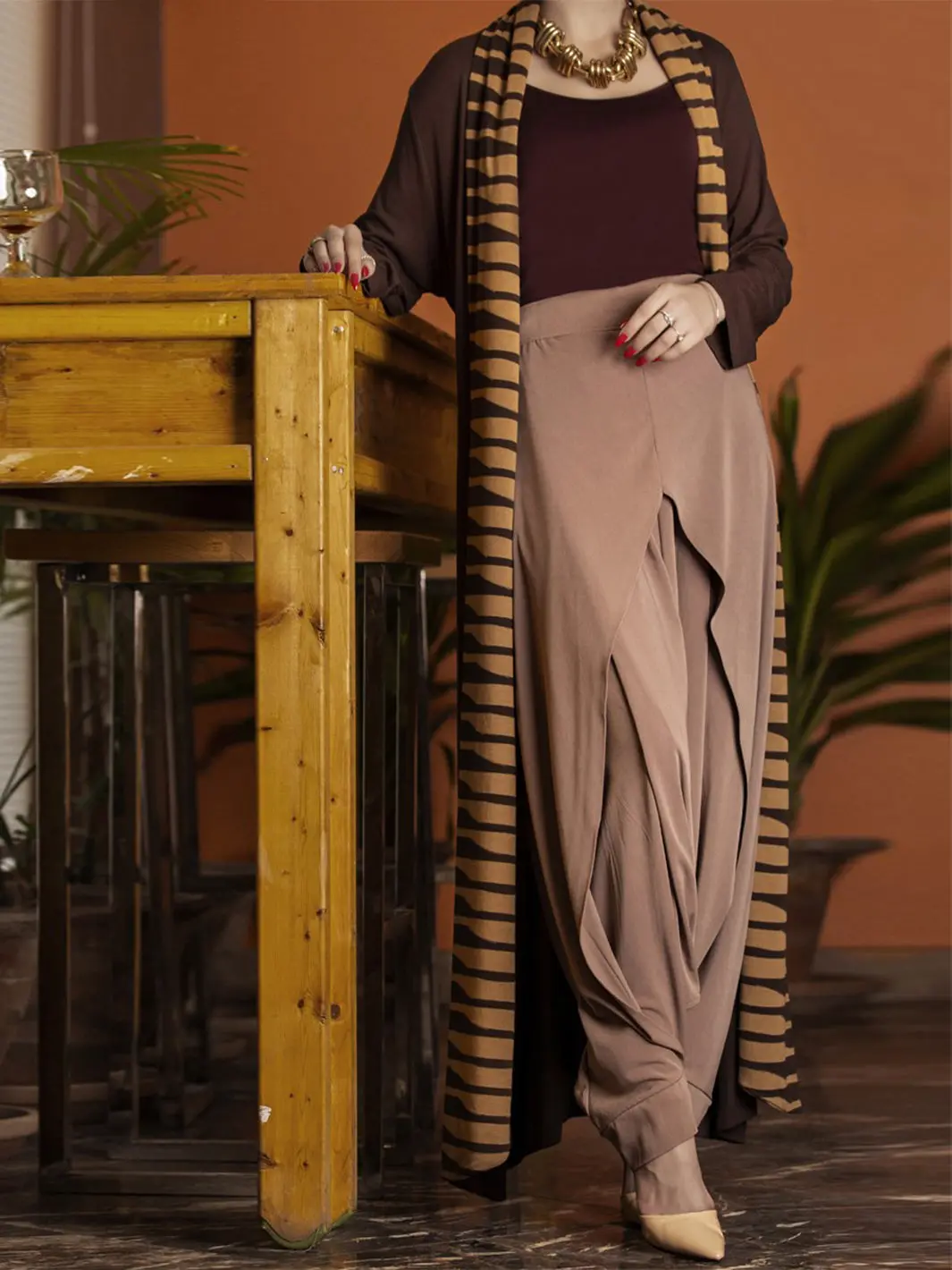Brown Women Top - Lk-2007B 1