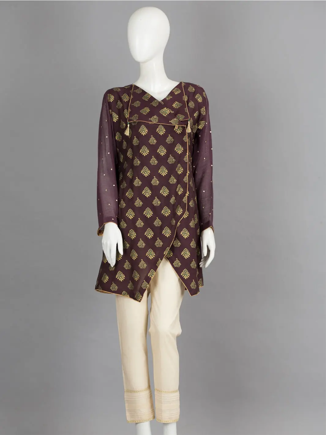 Maroon Tunic - Lk-599 1