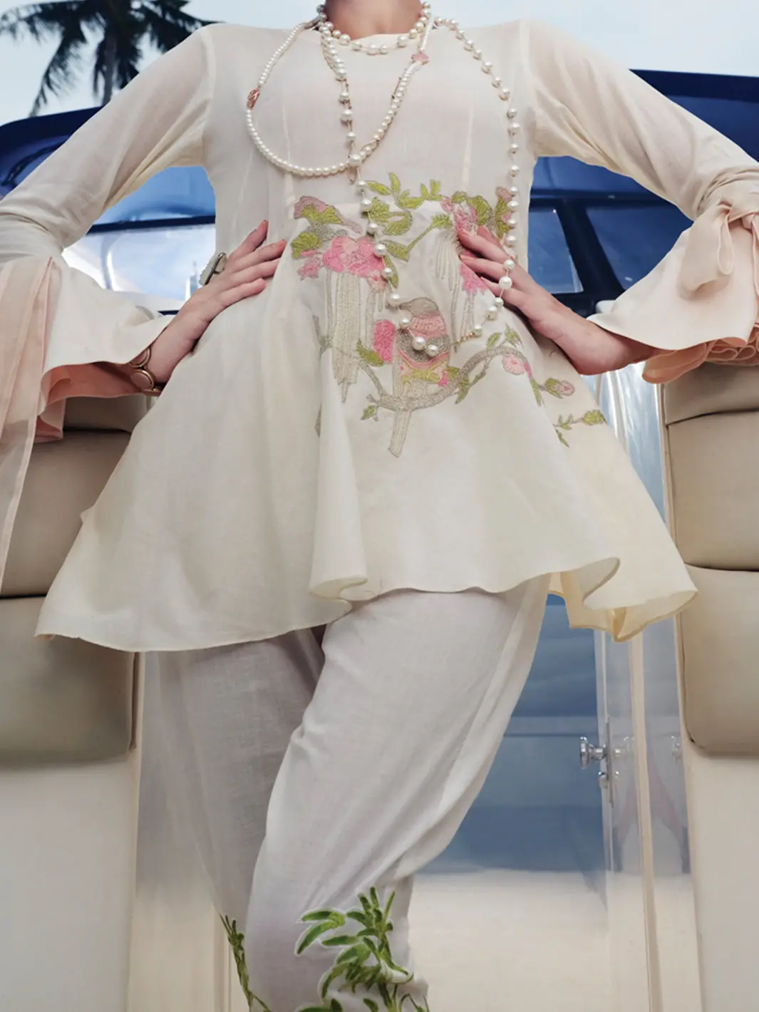 Pink Lawn Tunic - Lk-656 1
