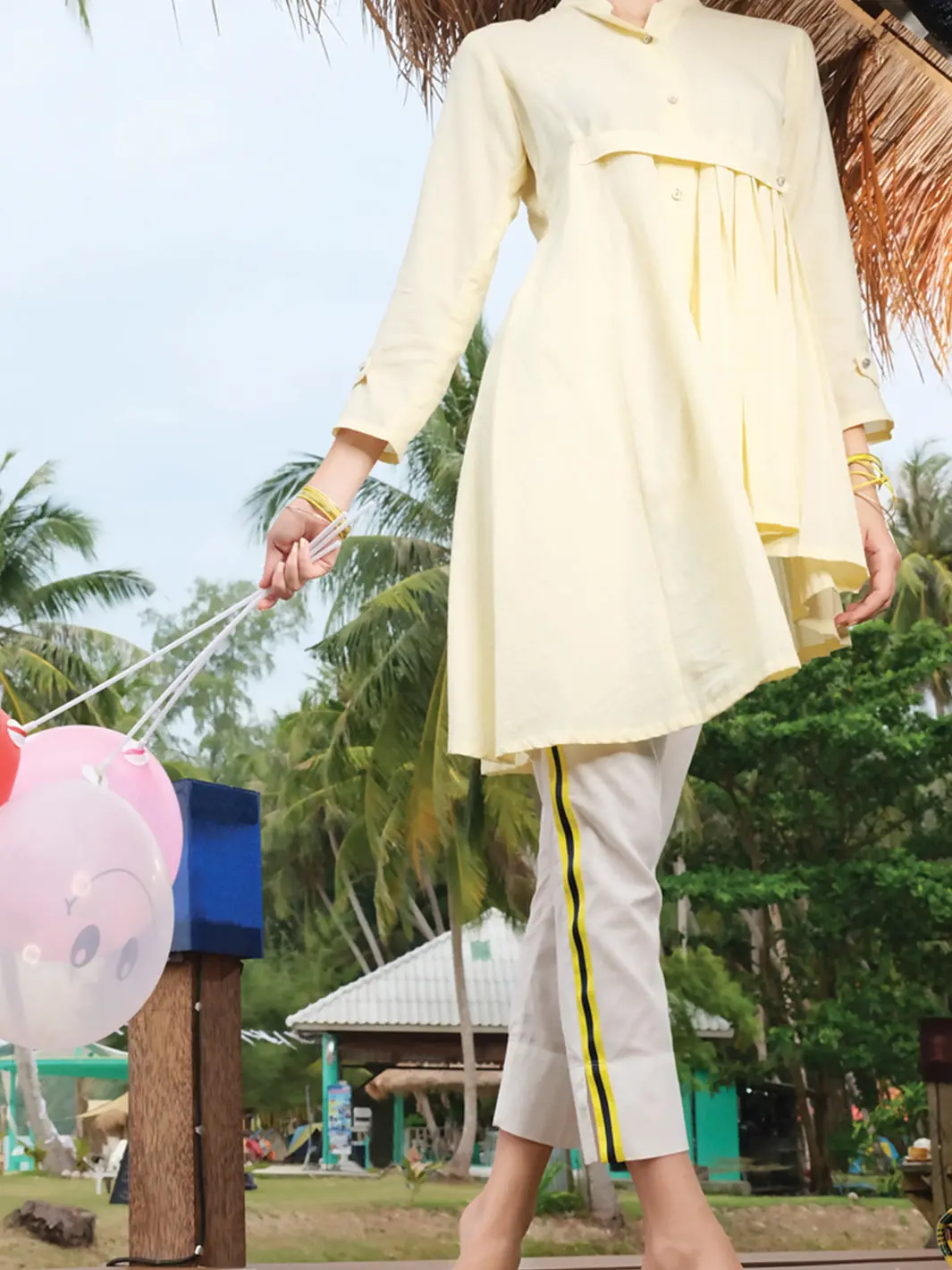 Lime Cotton Tunic - Al-Lk-664 1