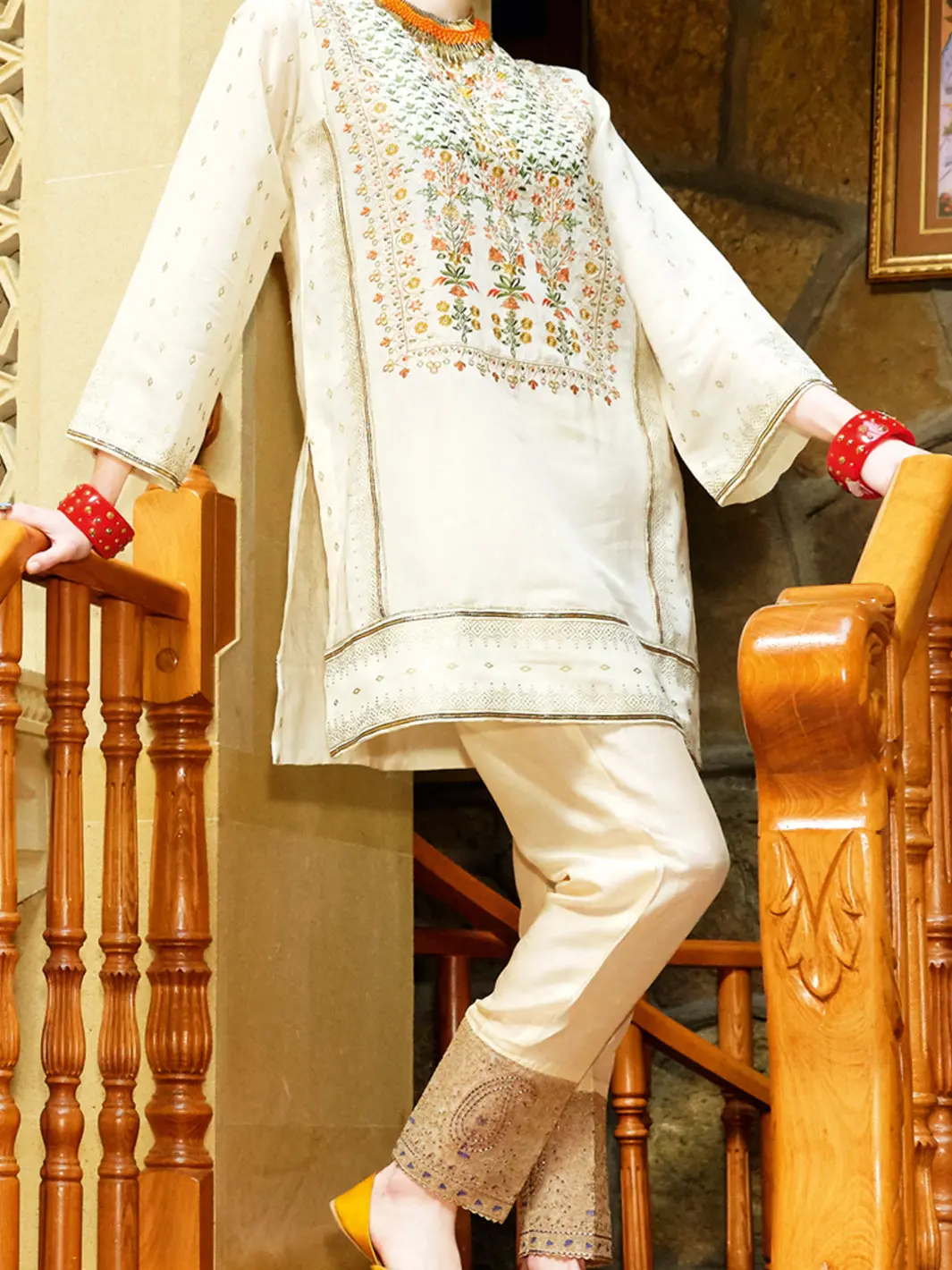 Off White Tunic - Lk-680 1