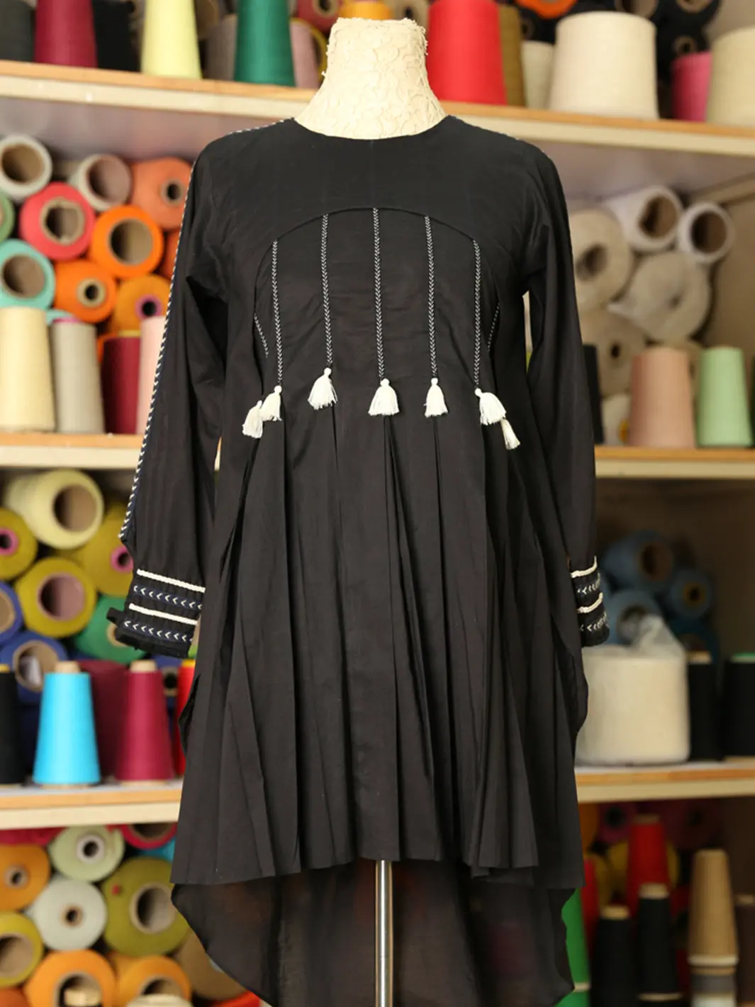 Black Lawn Tunic - Lk-696 1
