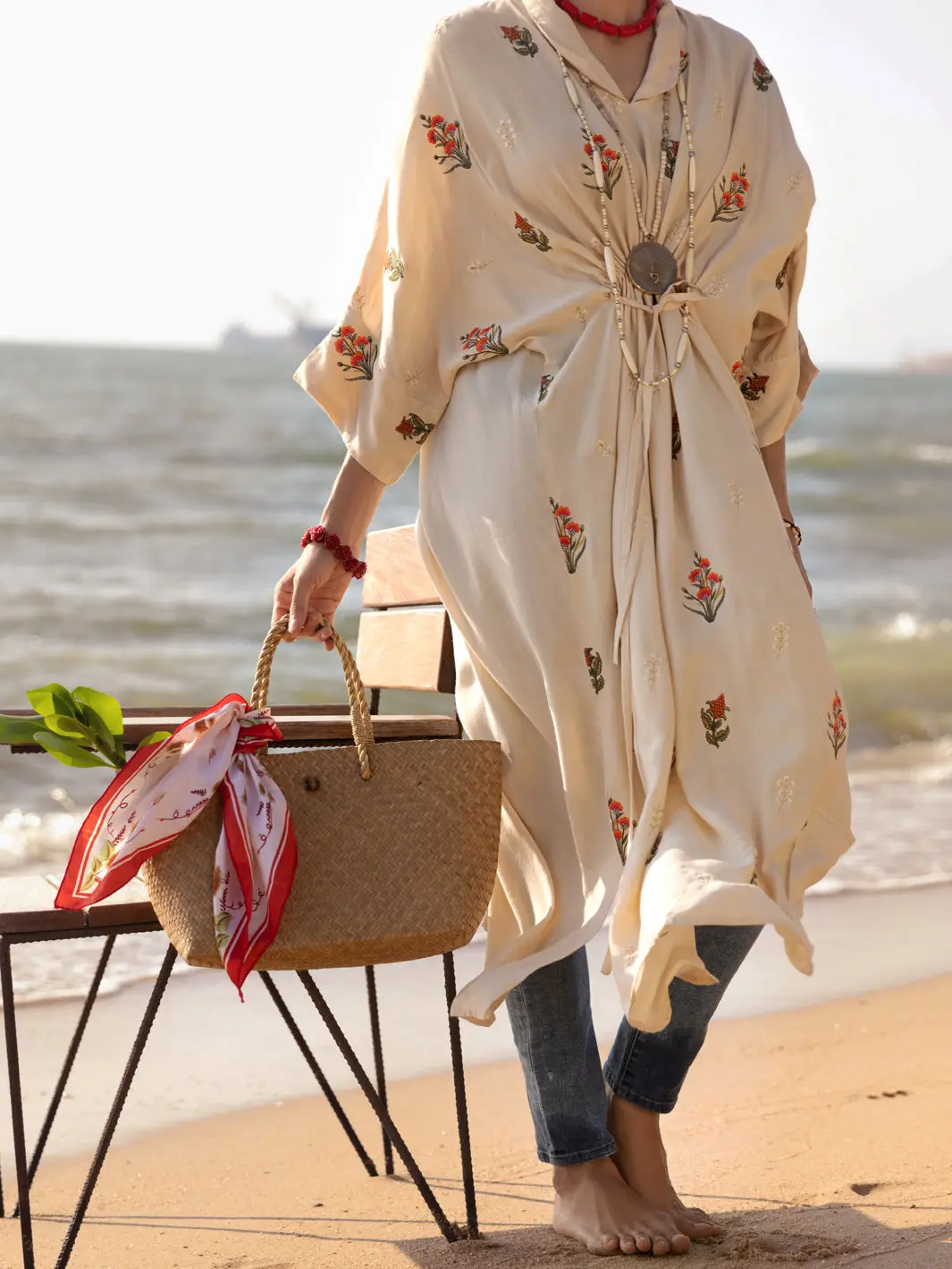 Off White Kurti - Al-Lk-890 1