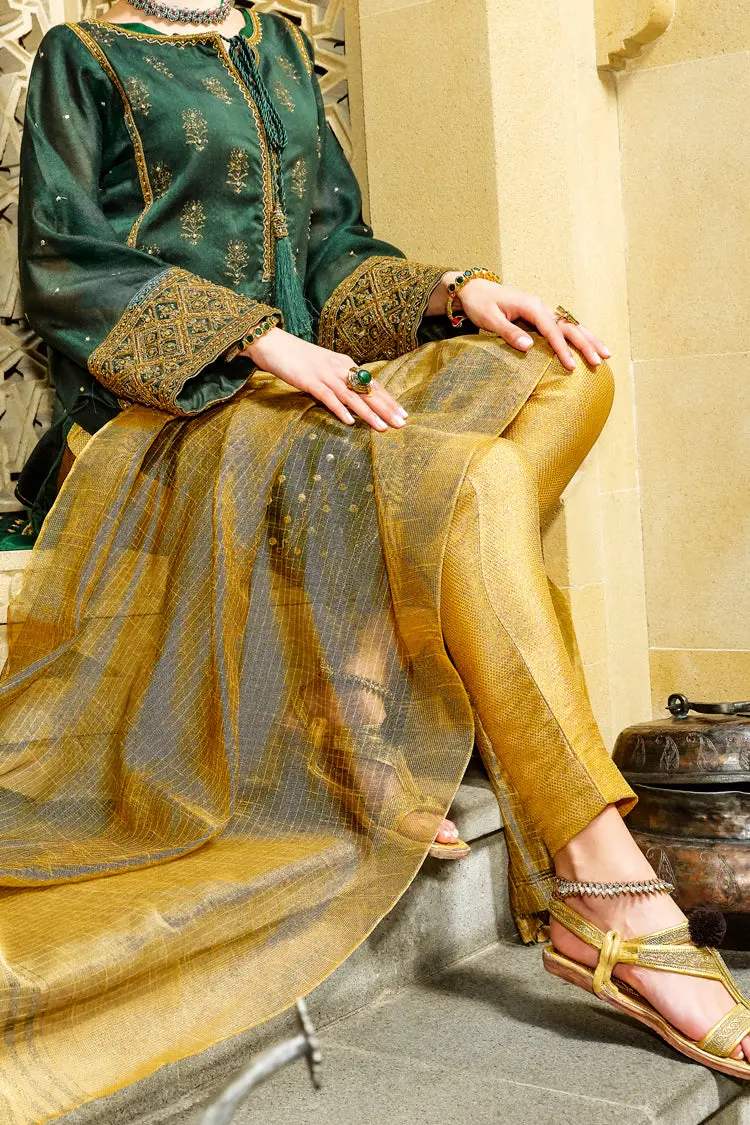 Green Cotton Silk 2Pc Stitched - Al-2Ps-Lks-645 1