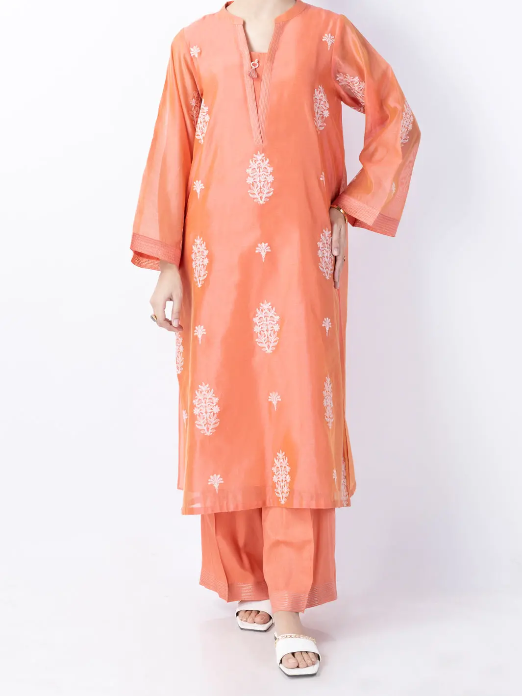 Peach Modal 2Pc Stitched - Al-2Ps-Lks-949A 1