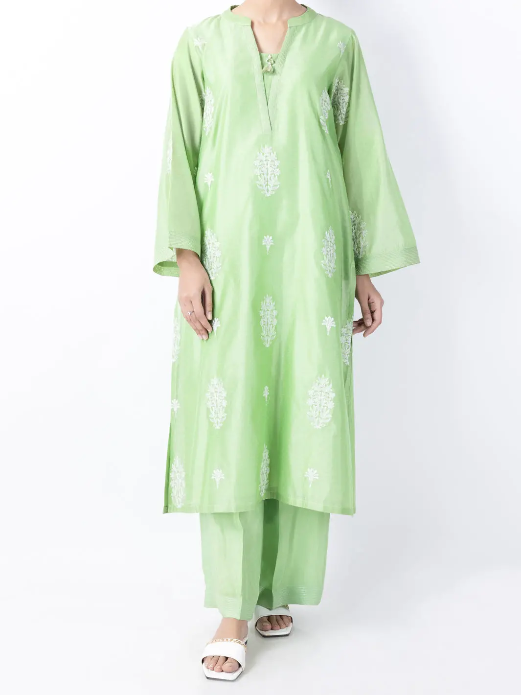 Light Green Modal 2Pc Stitched - Al-2Ps-Lks-949B 1