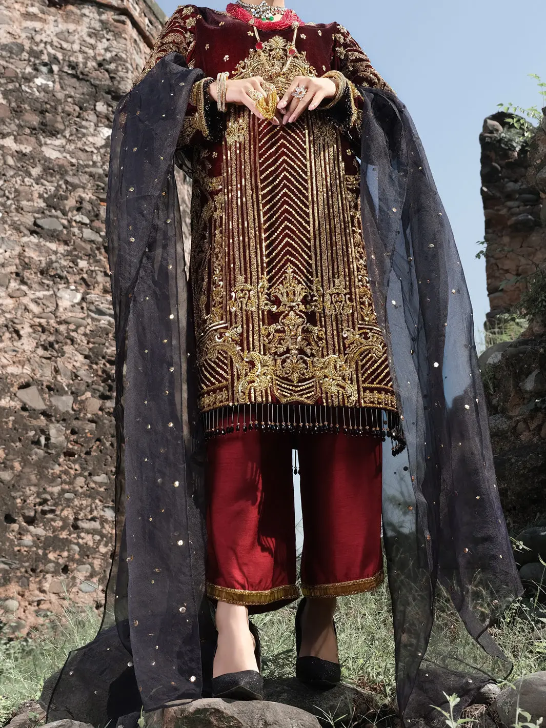 Red 3 Piece Formal - Al-3Ps-Ls-297 1