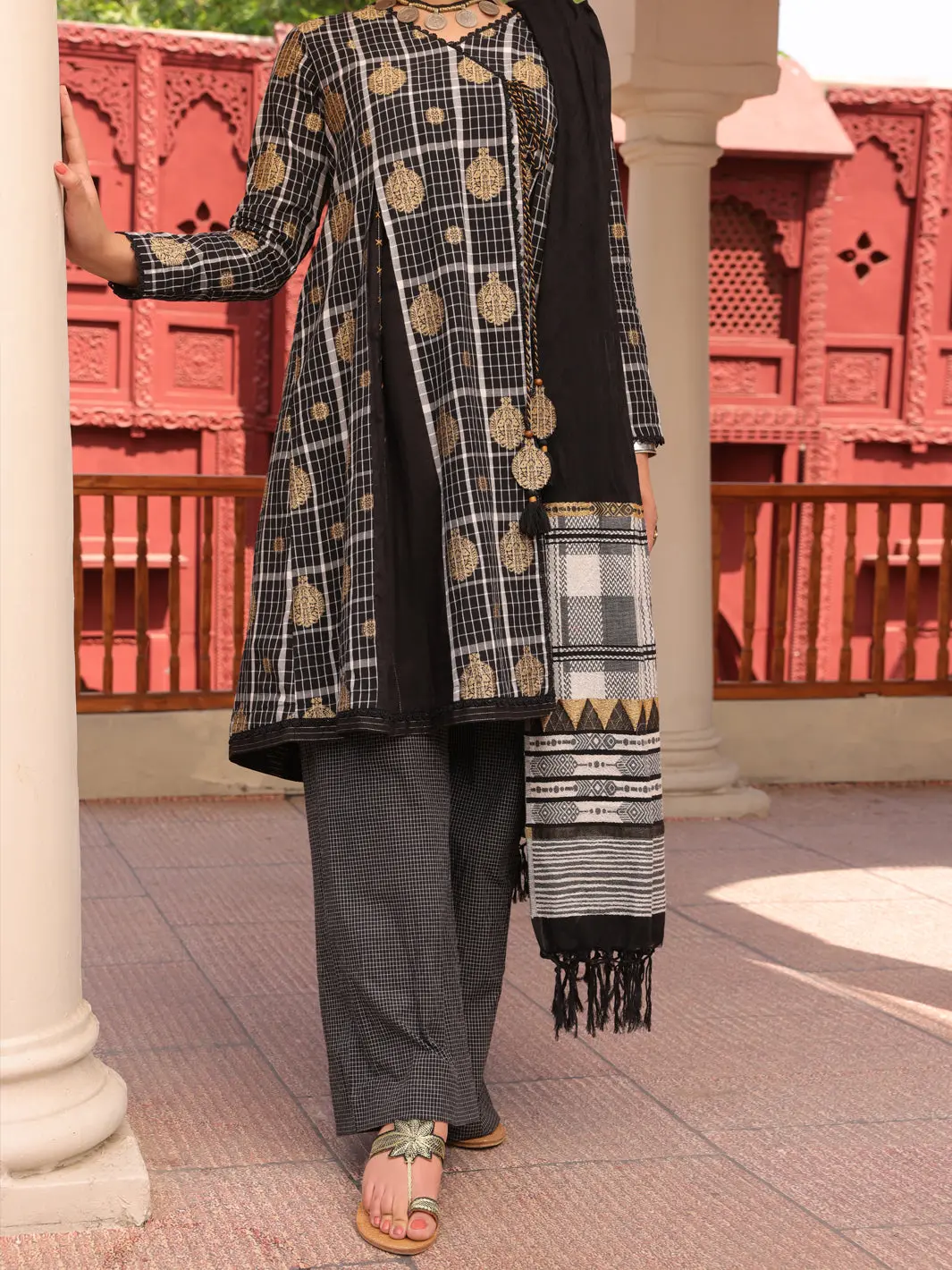 Black 3Pc Stitched - Alp-3Ps-1650 1