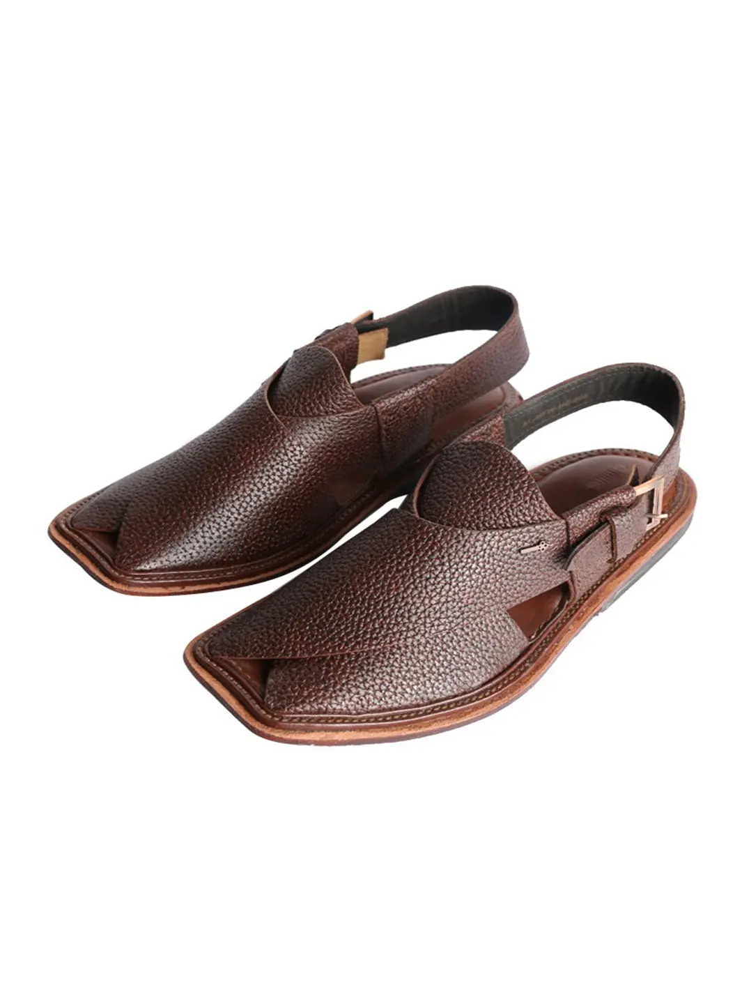 Brown Peshawari Chappal - Mfw-Hc-068 1