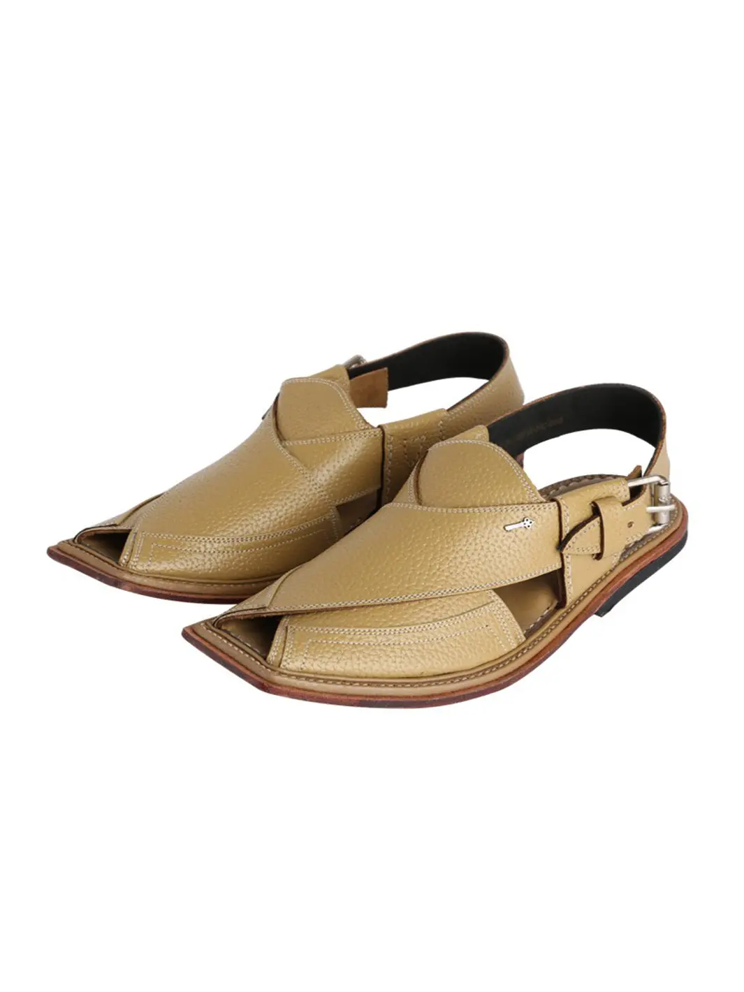 Caramel Peshawari Chappal - Al-Mfw-Hc-069 1