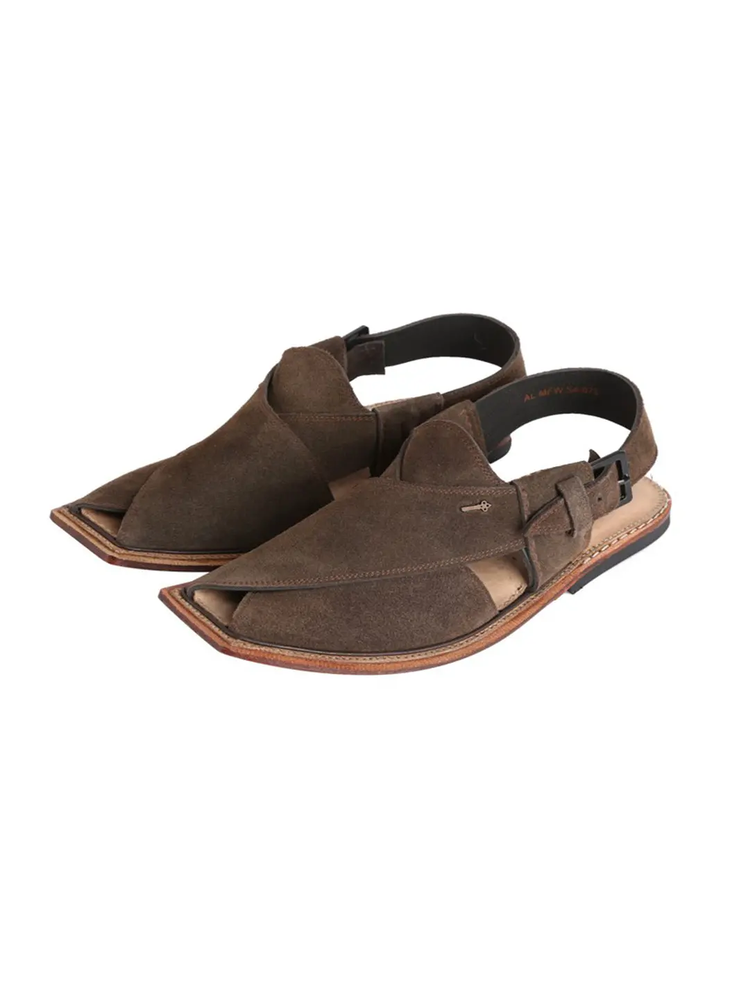 Brown Peshawari Chappal - Al-Mfw-Su-076 1