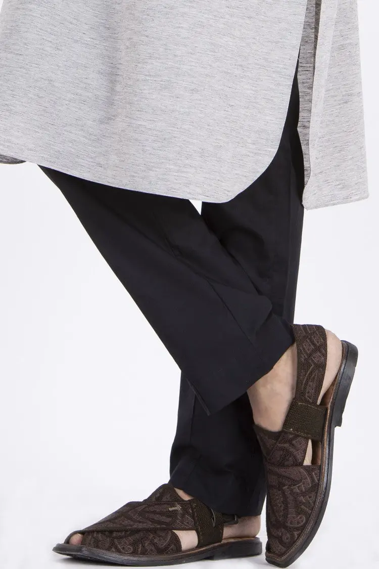 Black Cotton Men Trouser - Al-Mtr-008 1