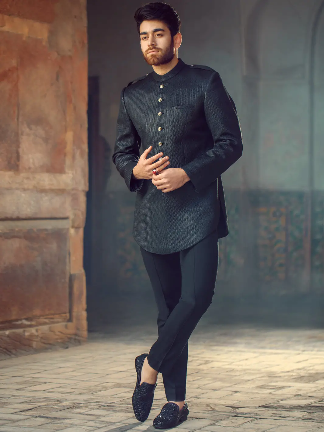 Black Prince Coat - Al-Pcs-009 1