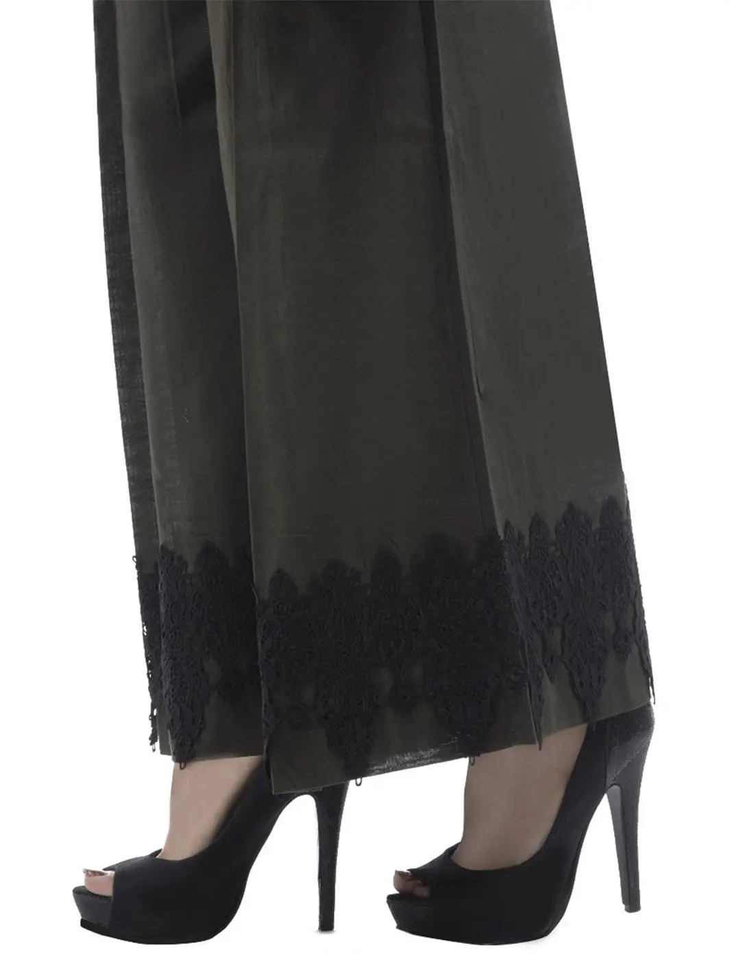 Green Women Trouser - Al-T-384 1