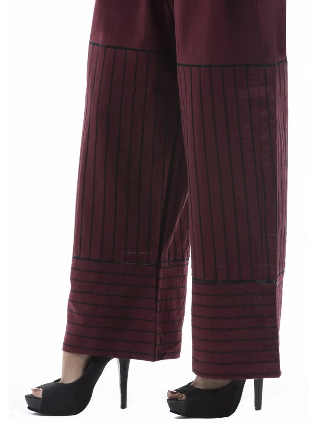 Maroon Women Trouser - Al-T-389 1