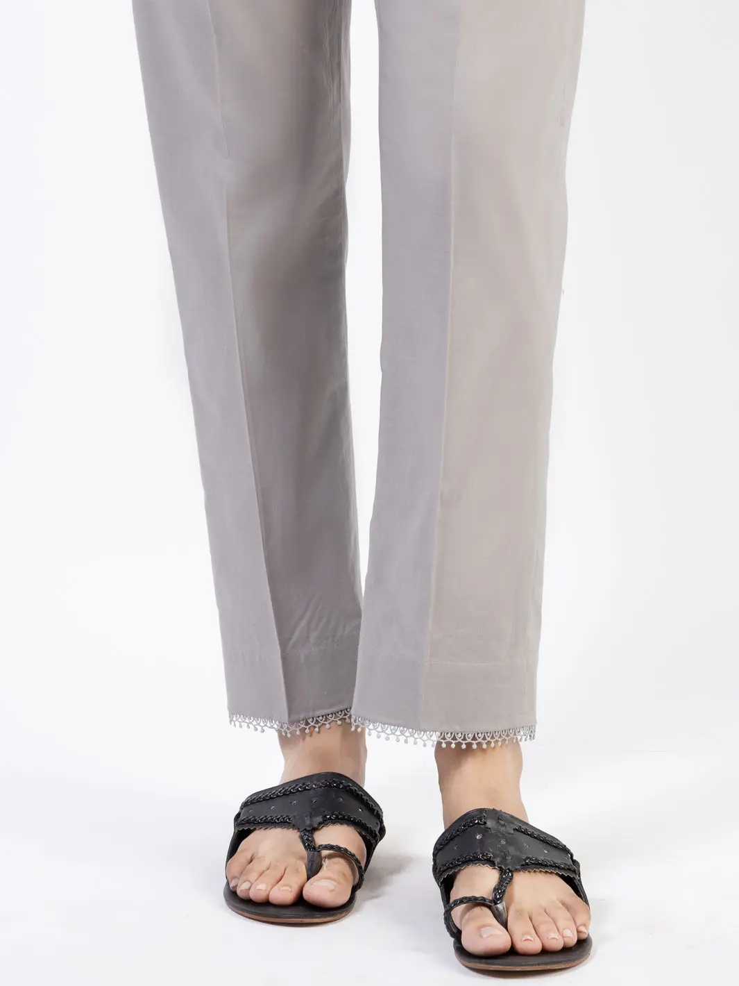 Grey Lawn Trousers - Al-T-679 1