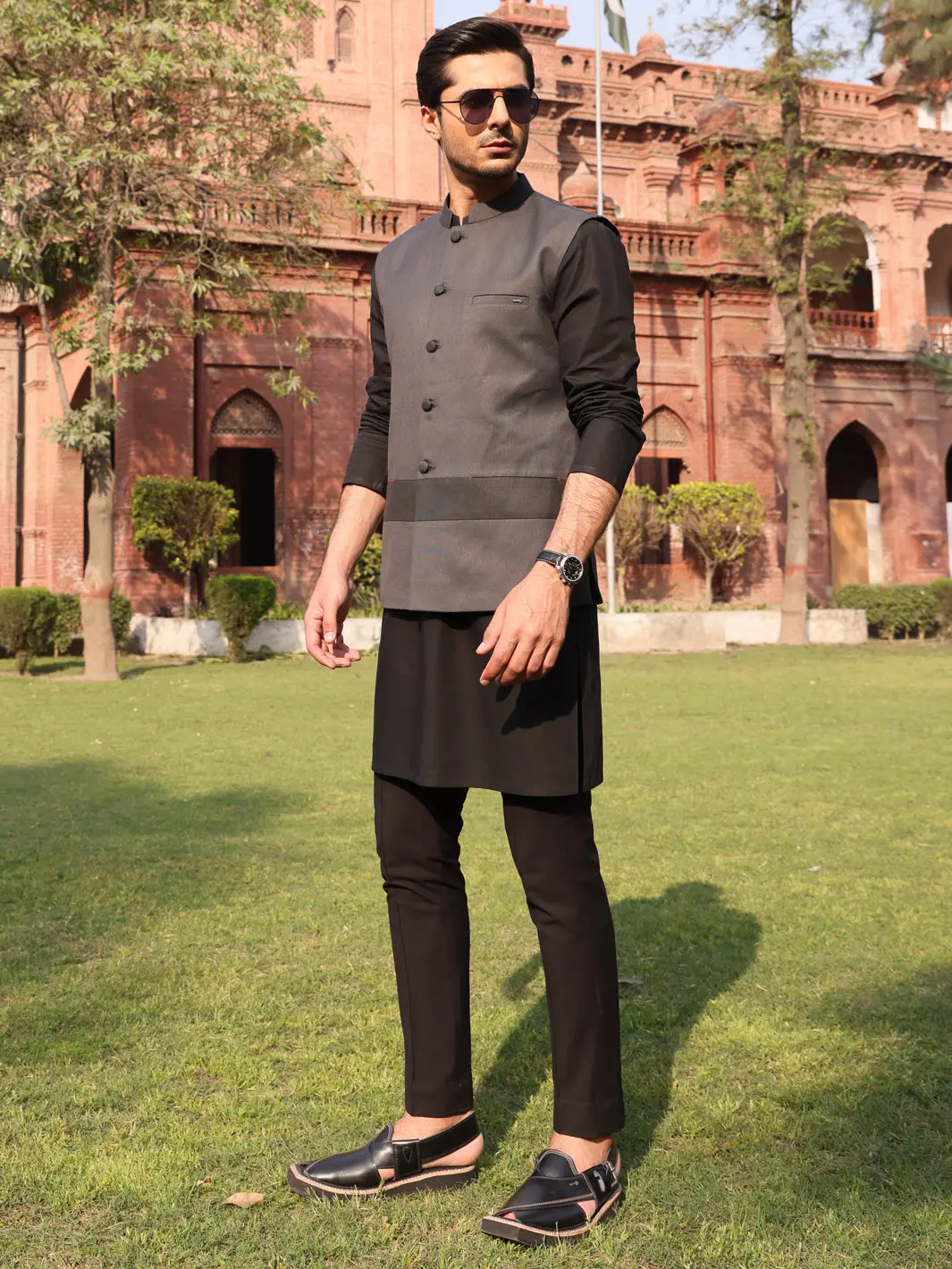Grey Suiting Fabric Waistcoat - Al-Wc-361 1