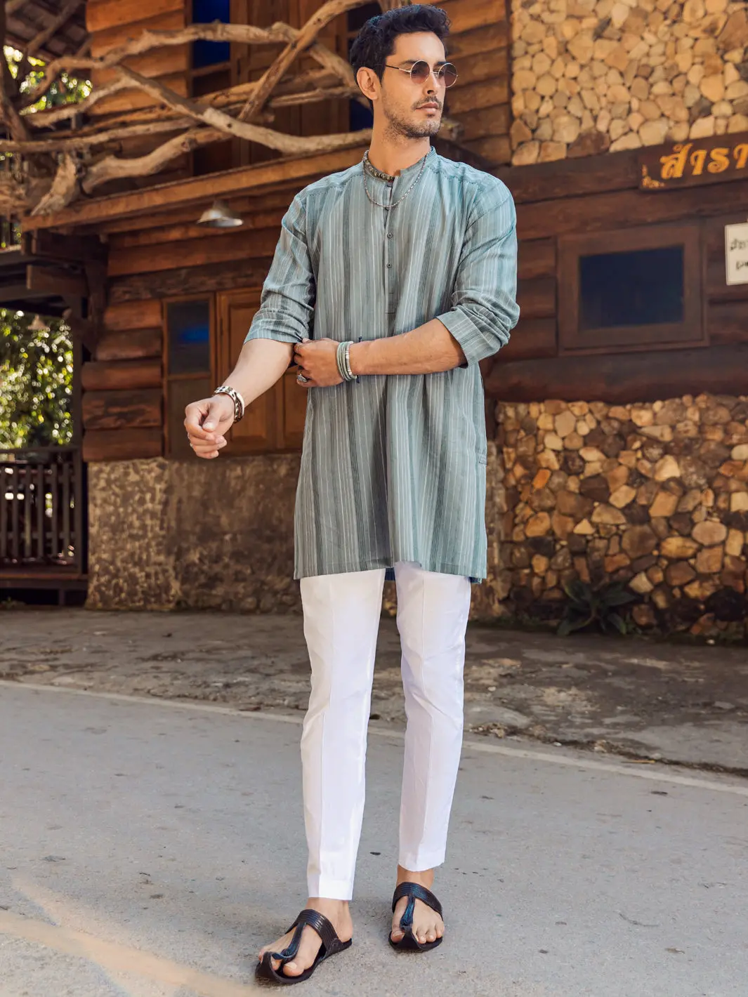 Grey Kurta - Alcr-K-044 1