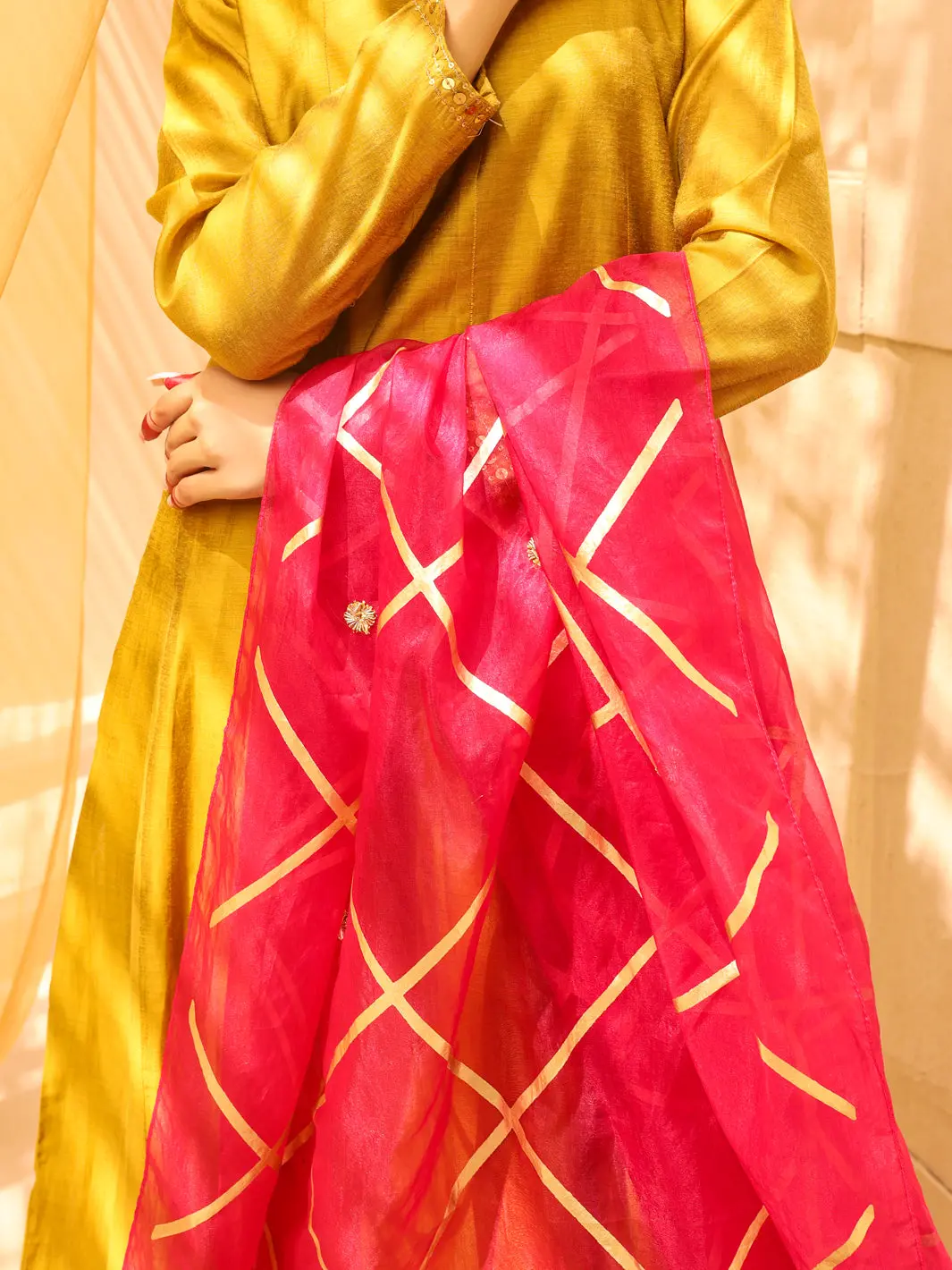 Pink Women Stole - Alcr-St-1028 1