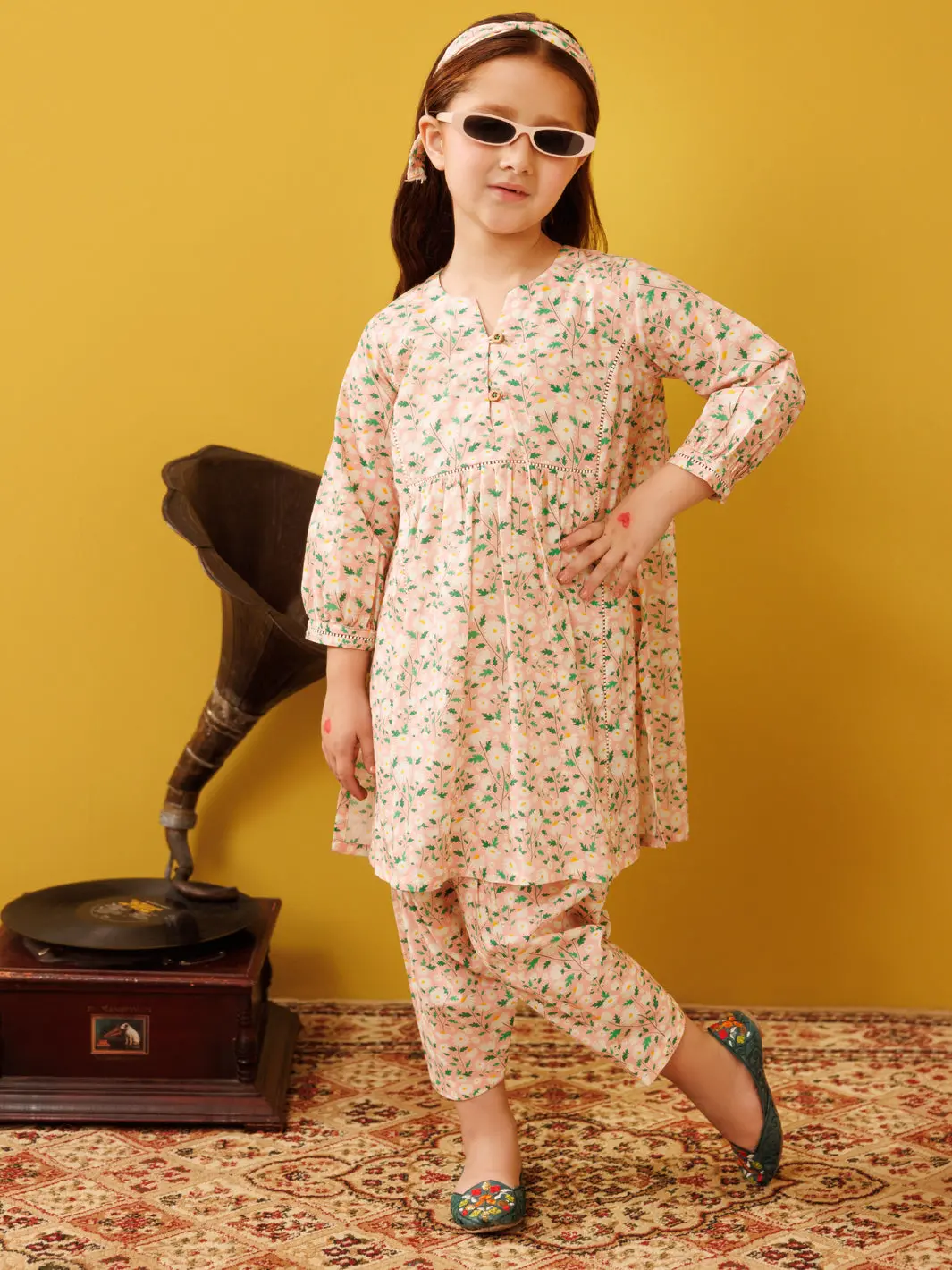 Light Pink Cambric 2 Piece Stitched - Algr-2Ps-Lks-1022 1