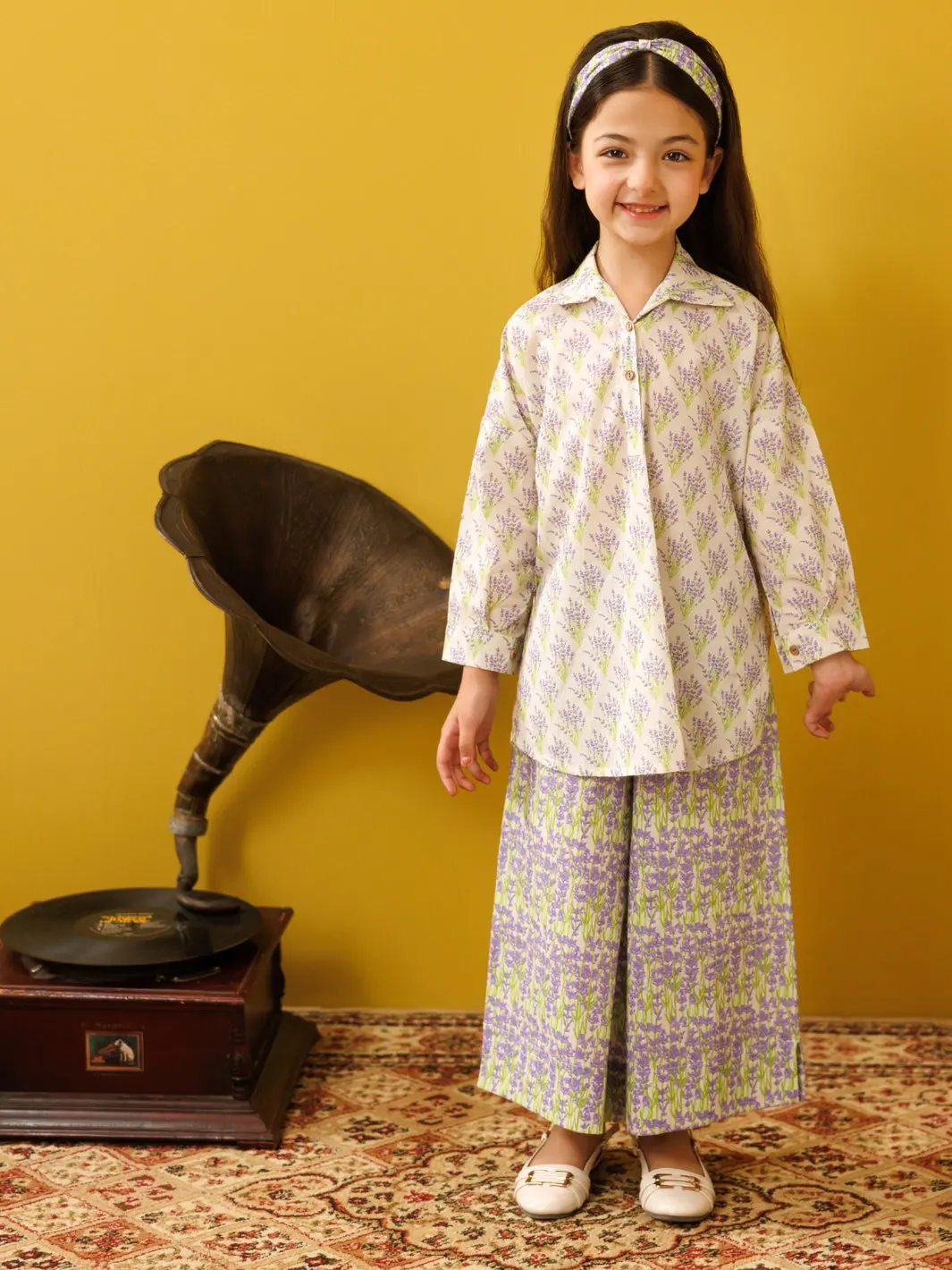 Light Purple Cambric 2 Piece Stitched - Algr-2Ps-Lks-1024 1