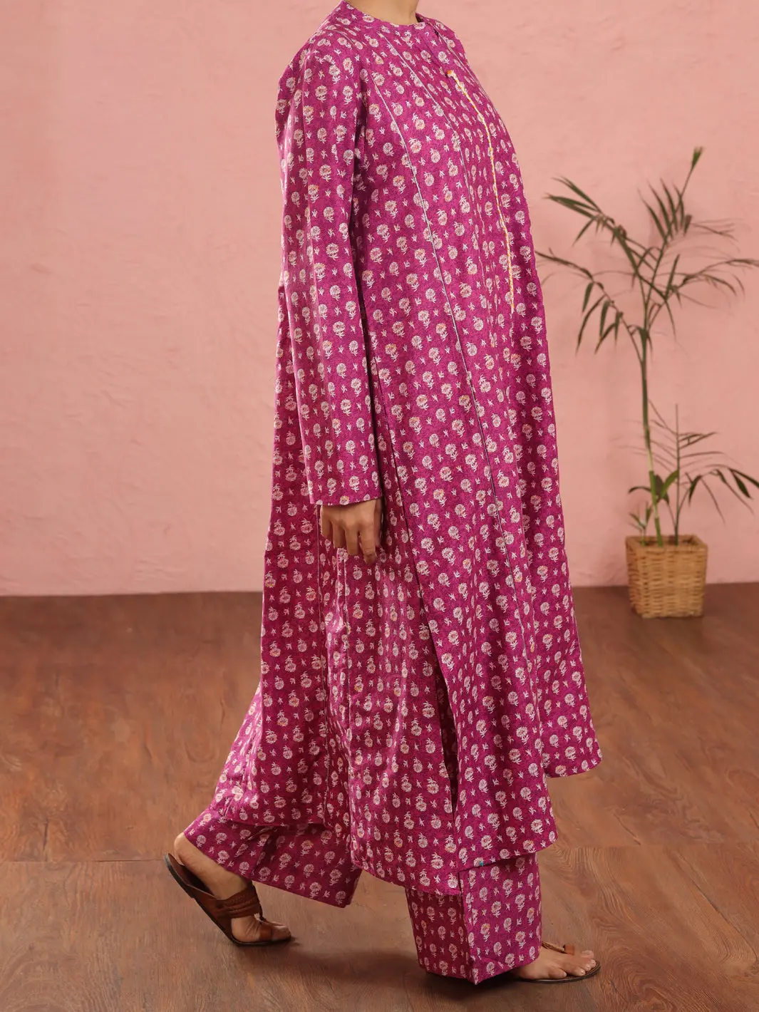 Purple Cambric 2Pc Stitched - Alp-2Ps-Lks-1970 1