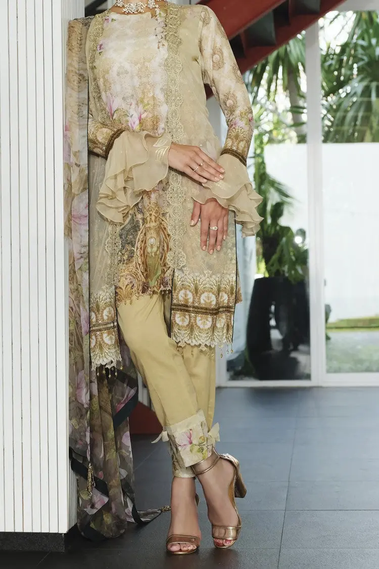 Natural Lawn 3Pc Unstitched - Alp-625 1