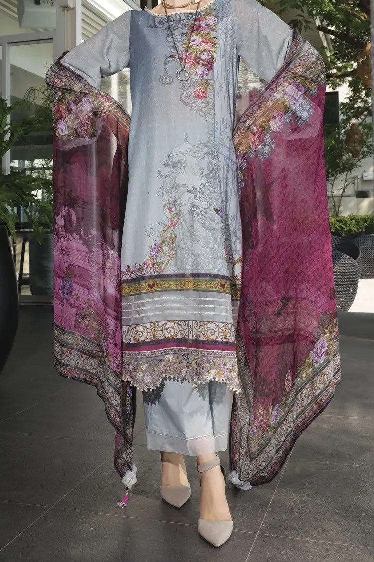 Grey Lawn 3Pc Stitched - Alp-635 1