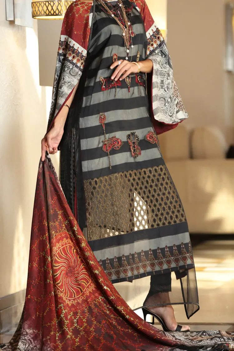 Charcoal 3Pc Stitched - Alp-3Ps-485 1