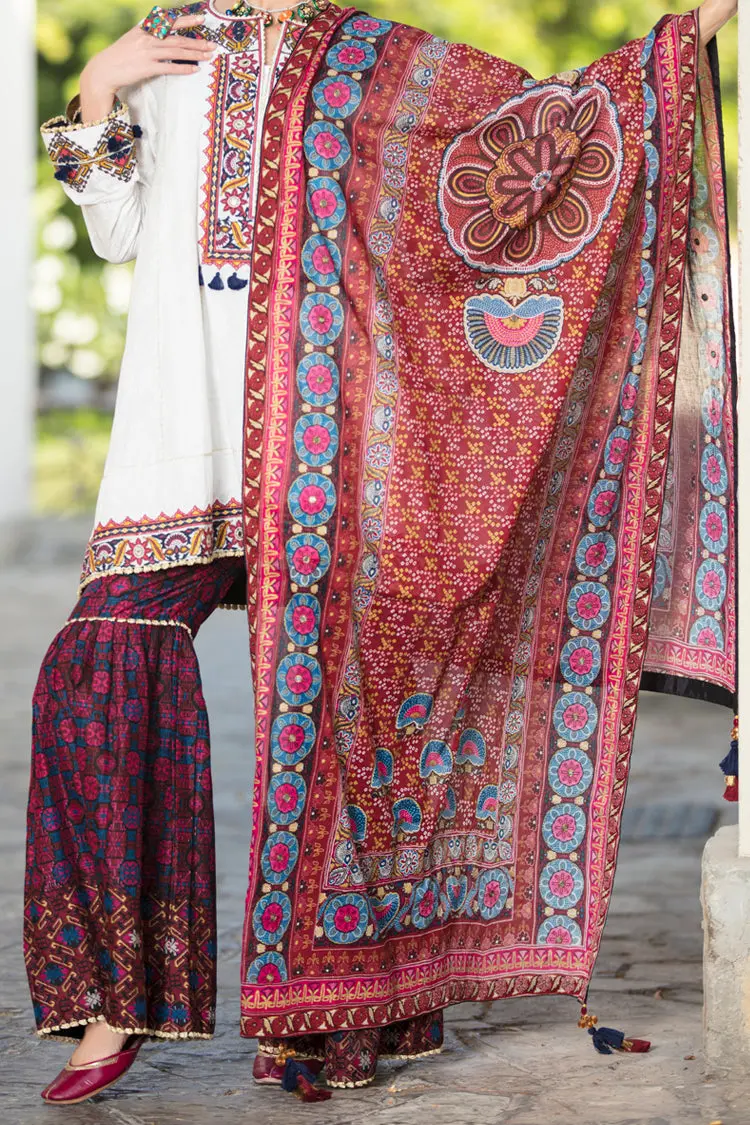 White Lawn 3Pc Unstitched - Alp-549 1