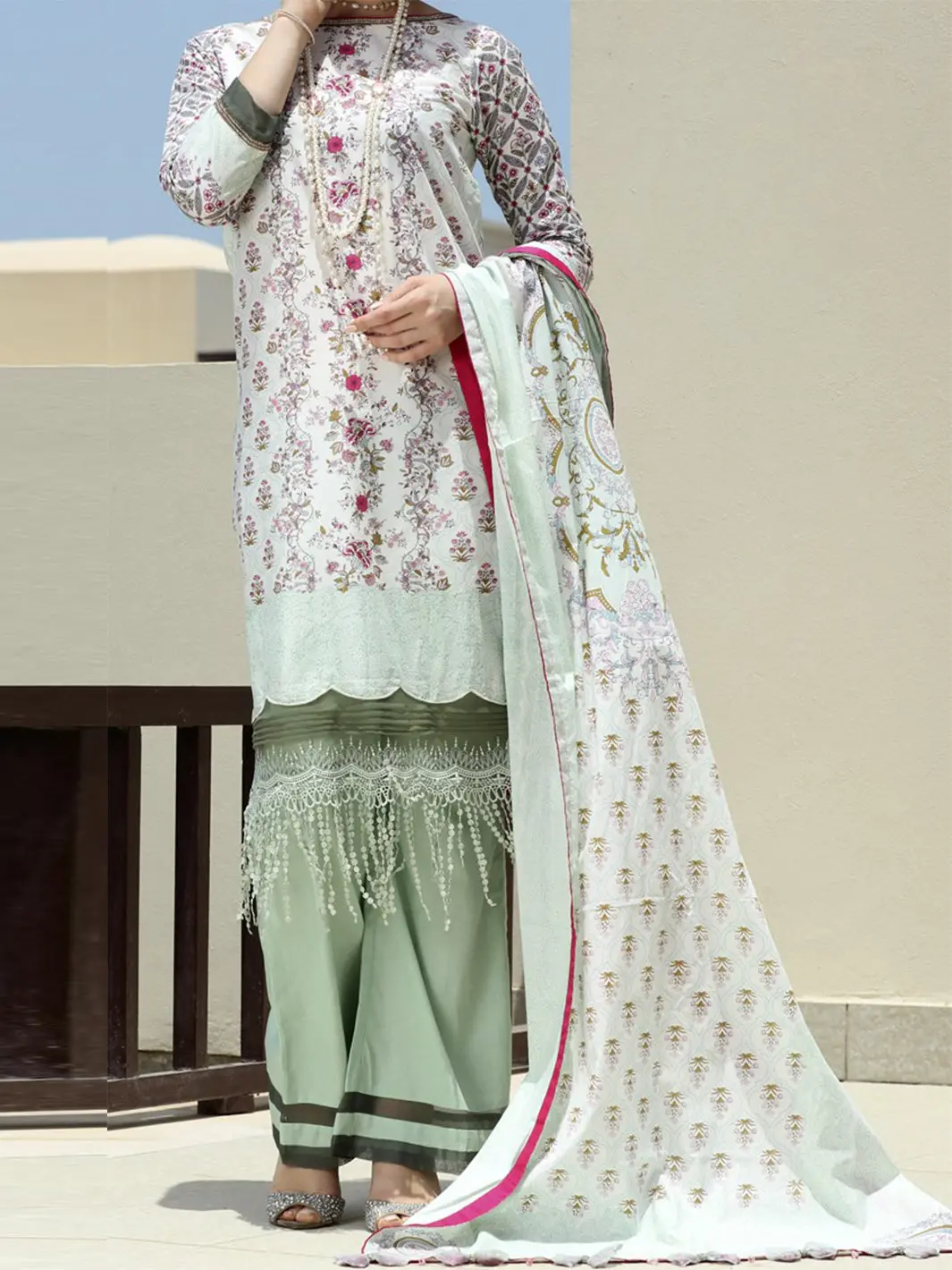 Natural Cambric 3Pc Stitched - Alp-579 1