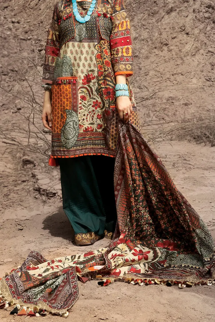 Beige Lawn 2Pc Unstitched - Alp-594 1