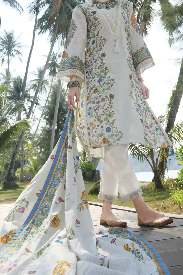 White Lawn 3Pc Stitched - Alp-622 1