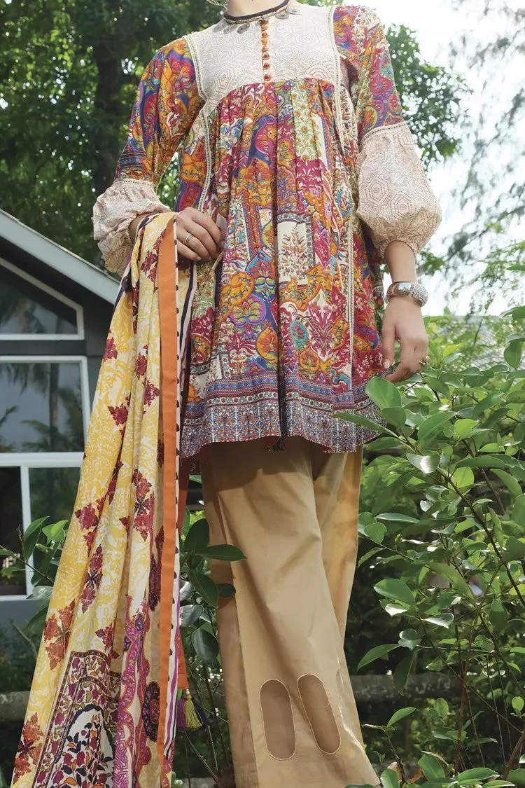 Multicolor Lawn 3Pc Unstitched - Alp-624 1