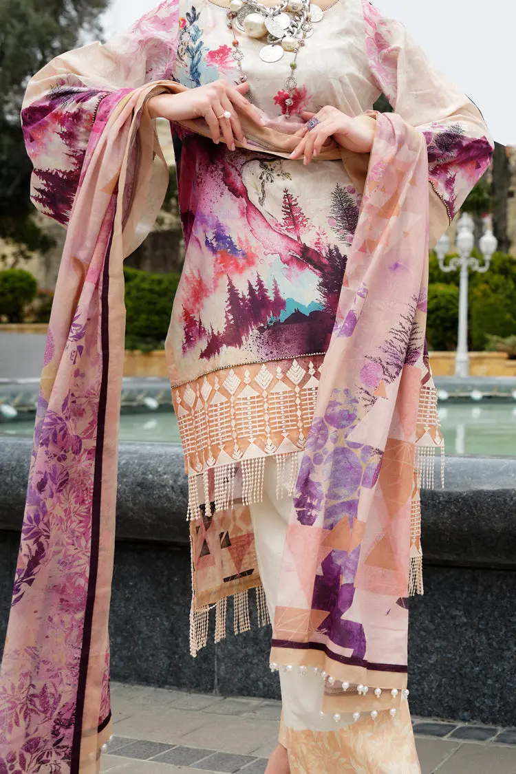 Pink Lawn 2Pc Unstitched - Alp-692 1