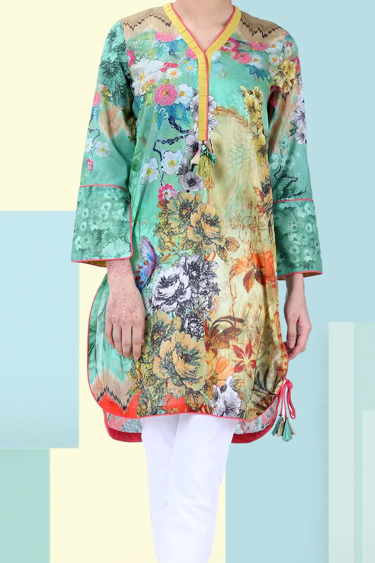 Sea Green Tunic - Alp-Lk-607 1