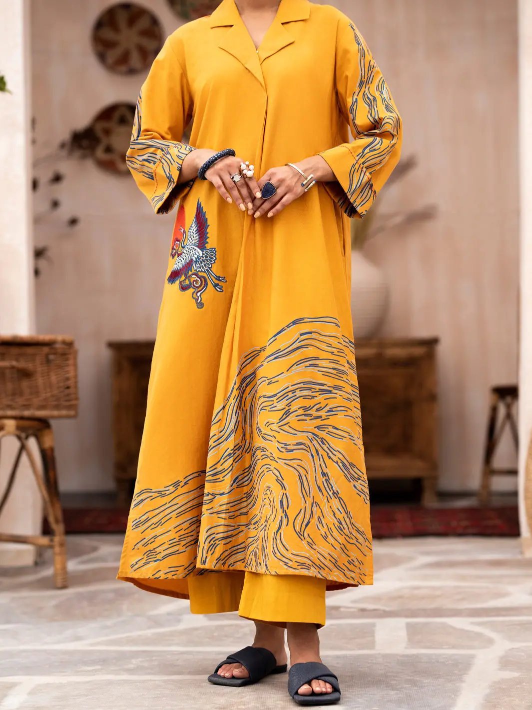 Mustard 2Pc Stitched - Alp-2Ps-Lks-1707 1