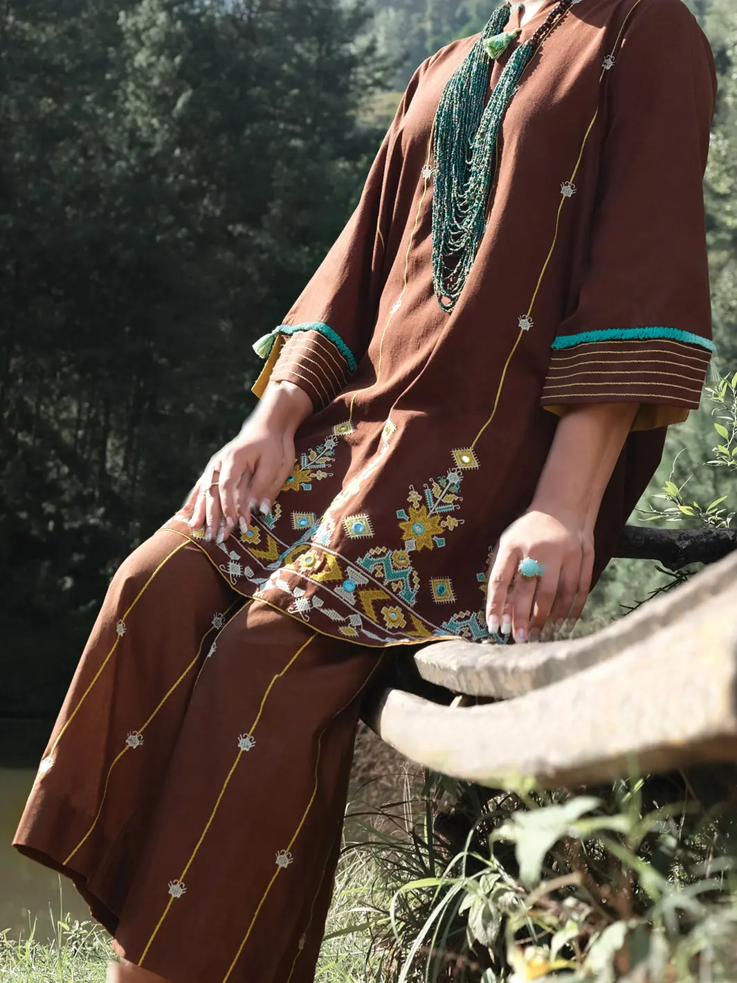 Brown Karandi Tunic - Awp-Lk-287 1