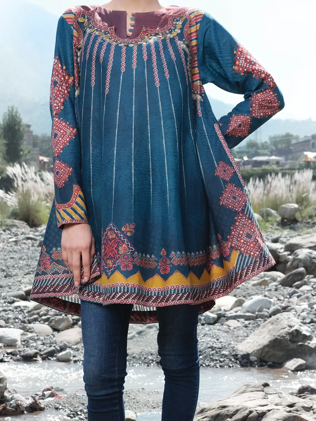 Teal Cambric Tunic - Awp-Lk-302 1