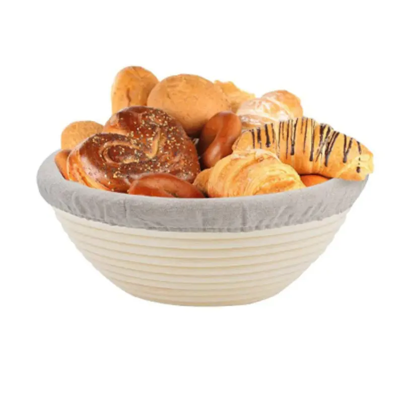 Round Banneton Bread Proofing Basket Bowl 1