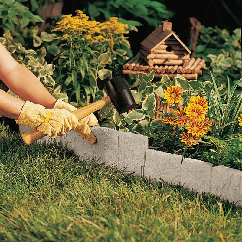 No Dig Garden Landscape Edging Border Flagstone 1