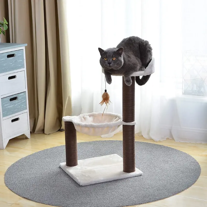 Natural Cat Scratching Lounger Furniture Post 1