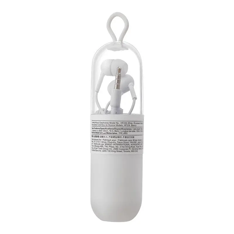 Colorful Music Earphones Model No.:Hf236 White 1