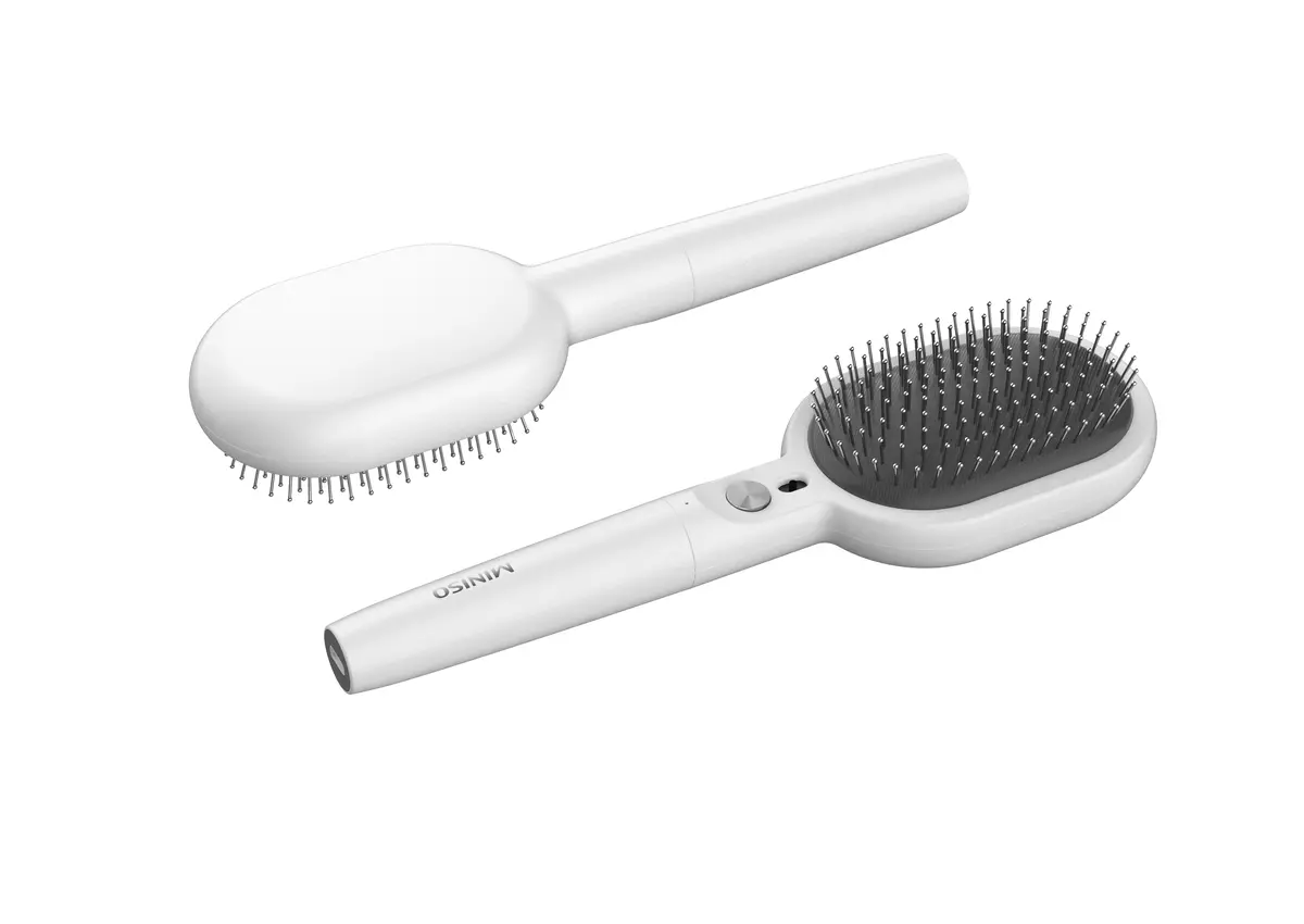 Classic Series Rechargeable Negative Lon Hair Brush Model: Ea21001(Beige) 1