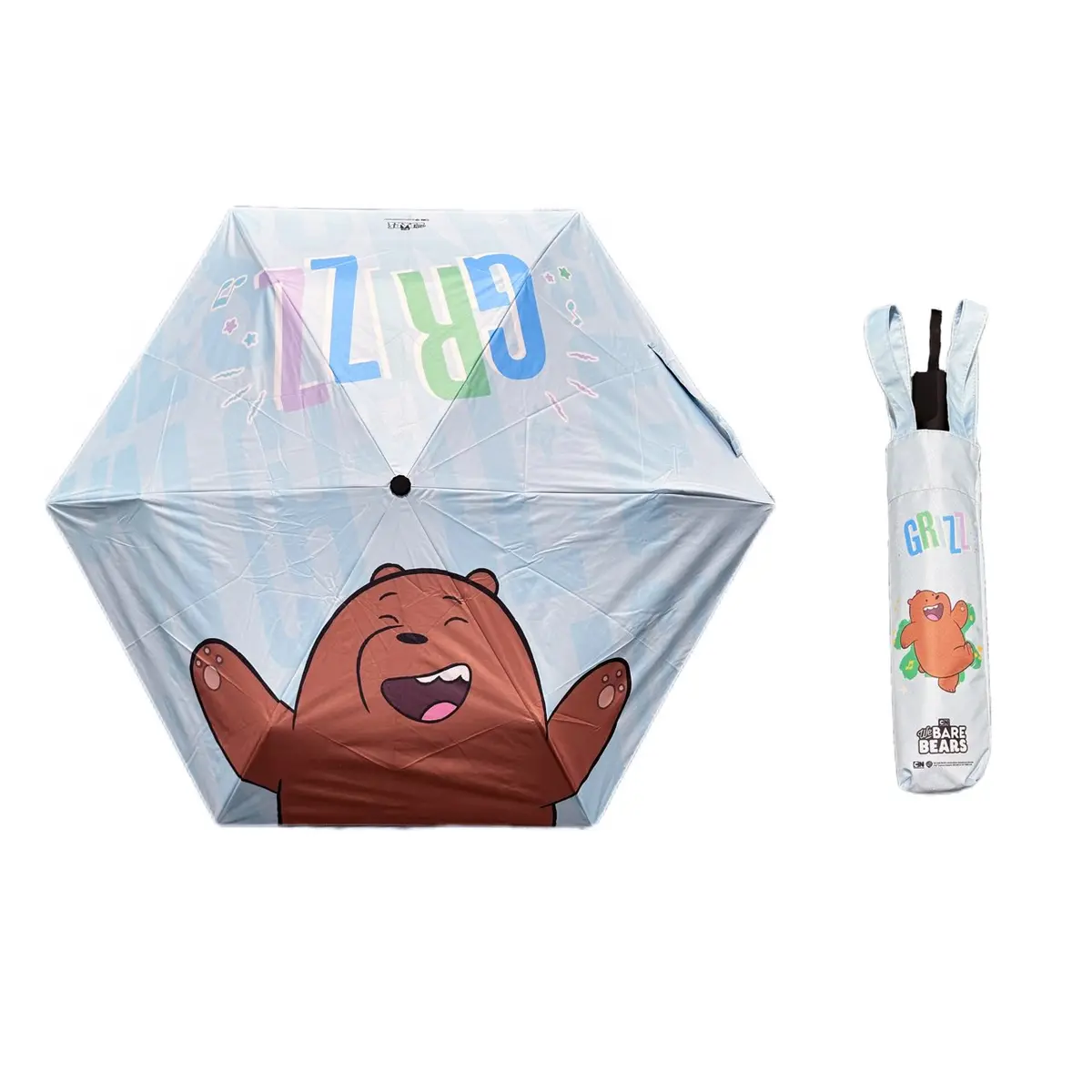 We Bare Bears Seaside Music Festival Sun Umbrella(Grizz) 1